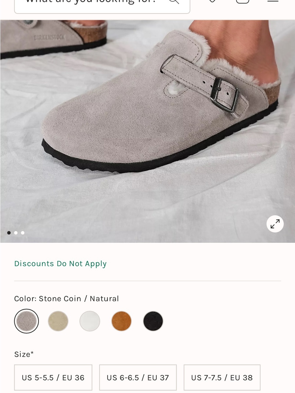 ‼️SOLD‼️Birkenstock Stone Coin Gray Boston Clogs☕️ - Picture 15 of 16